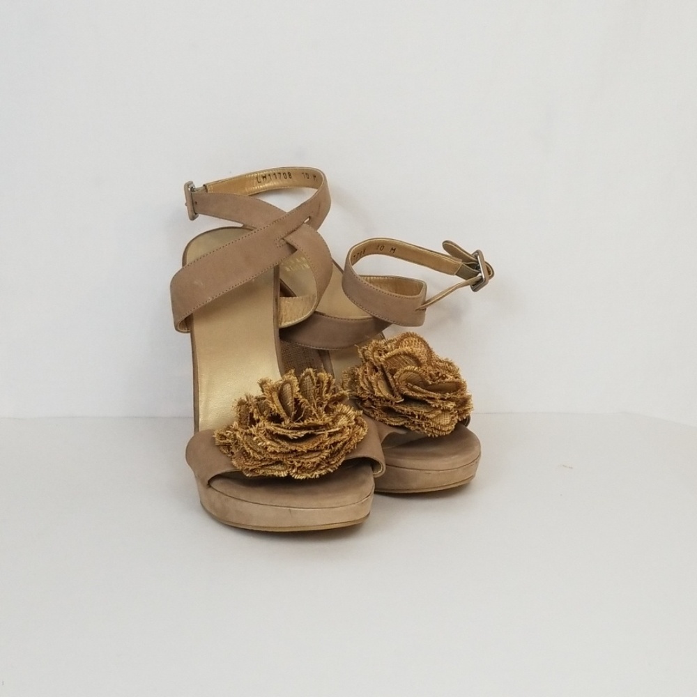 Stuart Weitzman Strappy Wedge Sandals